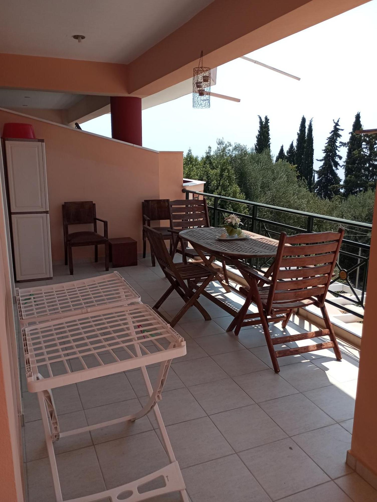 Sarakinos Apartments Barbati Exterior foto